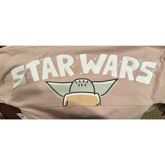 NWT Disney Parks Star Wars Grogu Pink Character Spirit Jersey Sz M L - Picture 7 of 7